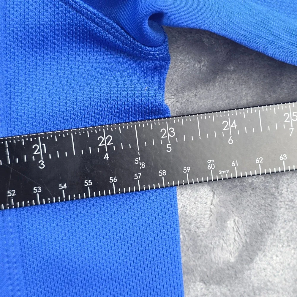 Nike‎ Golf Pullover Mens Large Blue 1/4 Zip Therma-FIT Tour Performance Fleece